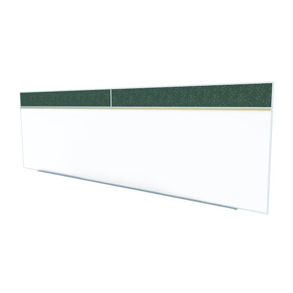 Bulletin/Whiteboard Combination 5x16 ft., Tan, Ghent, Mfr#: SPC516A-ATR-TN